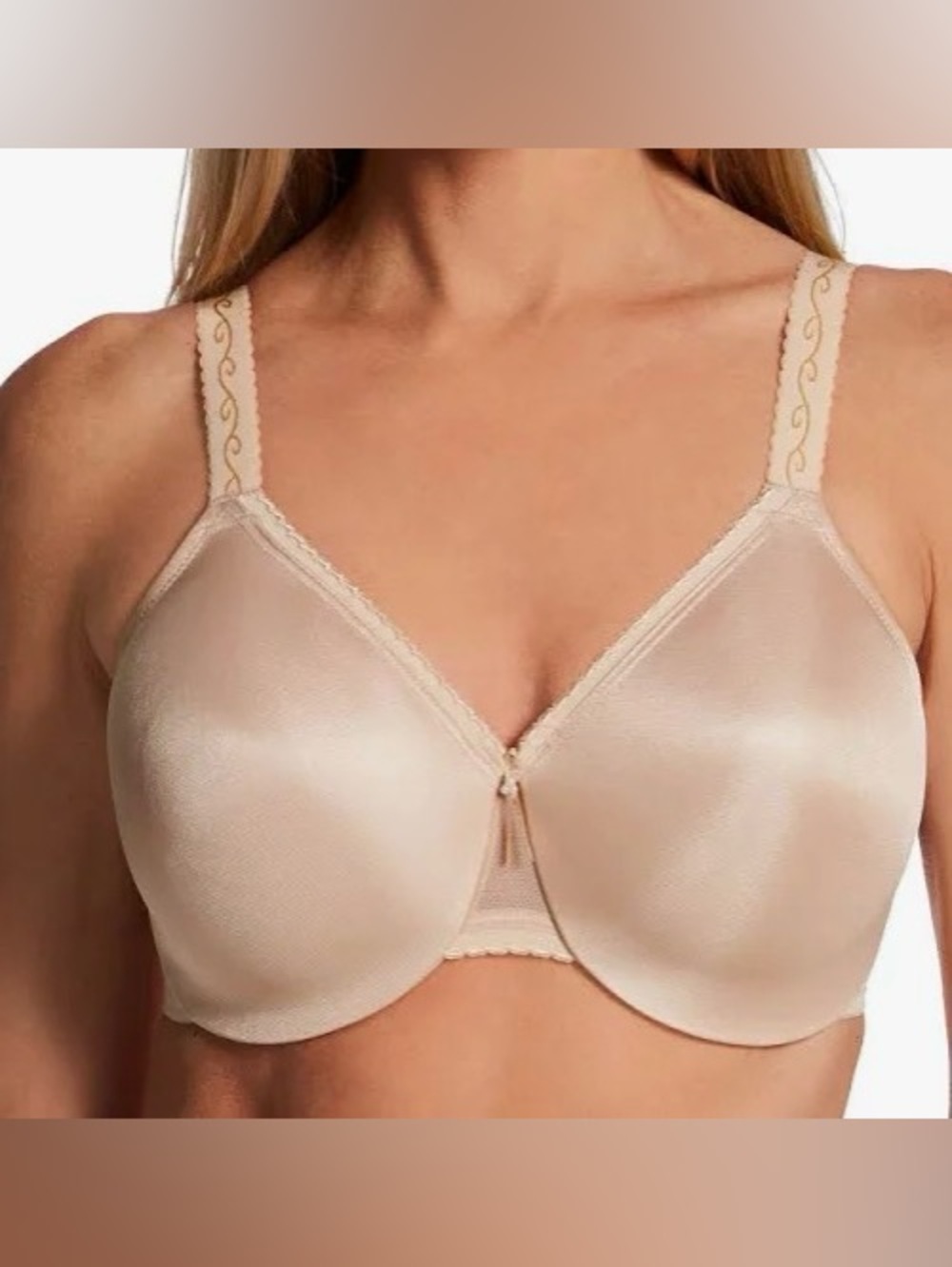 Wacoal 40DD Simple Shaping Minimizer Bra Seamless Nude Full Coverage T-Shirt